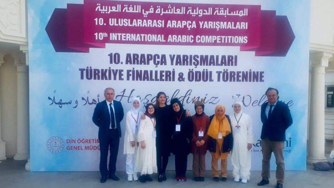 Uluslararası Arapça Metin Canlandırma (Tiyatro) Kategorisinde Türkiye 2´ncisi Olmayı Başardılar