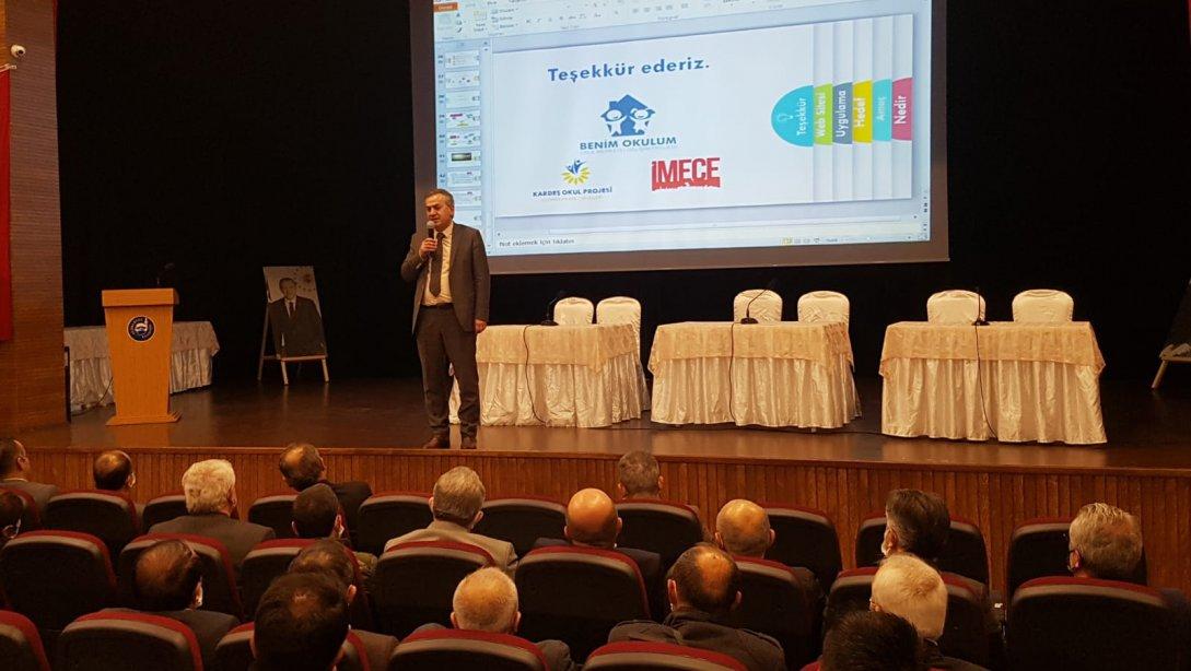 İl Milli Eğitim Müdürümüz Sayın Murat YİĞİT'in Katılımlarıyla Proje Tanıtım Toplantısı Yapıldı
